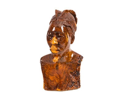 Serious Look Male Bust African Collectables