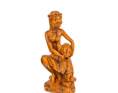 Collecting Water Female Statue African Collectables