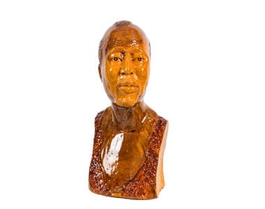 Natural Male Bust African Collectables