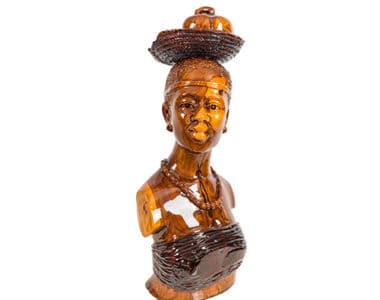 Carrying Fruit Female Bust African Collectables